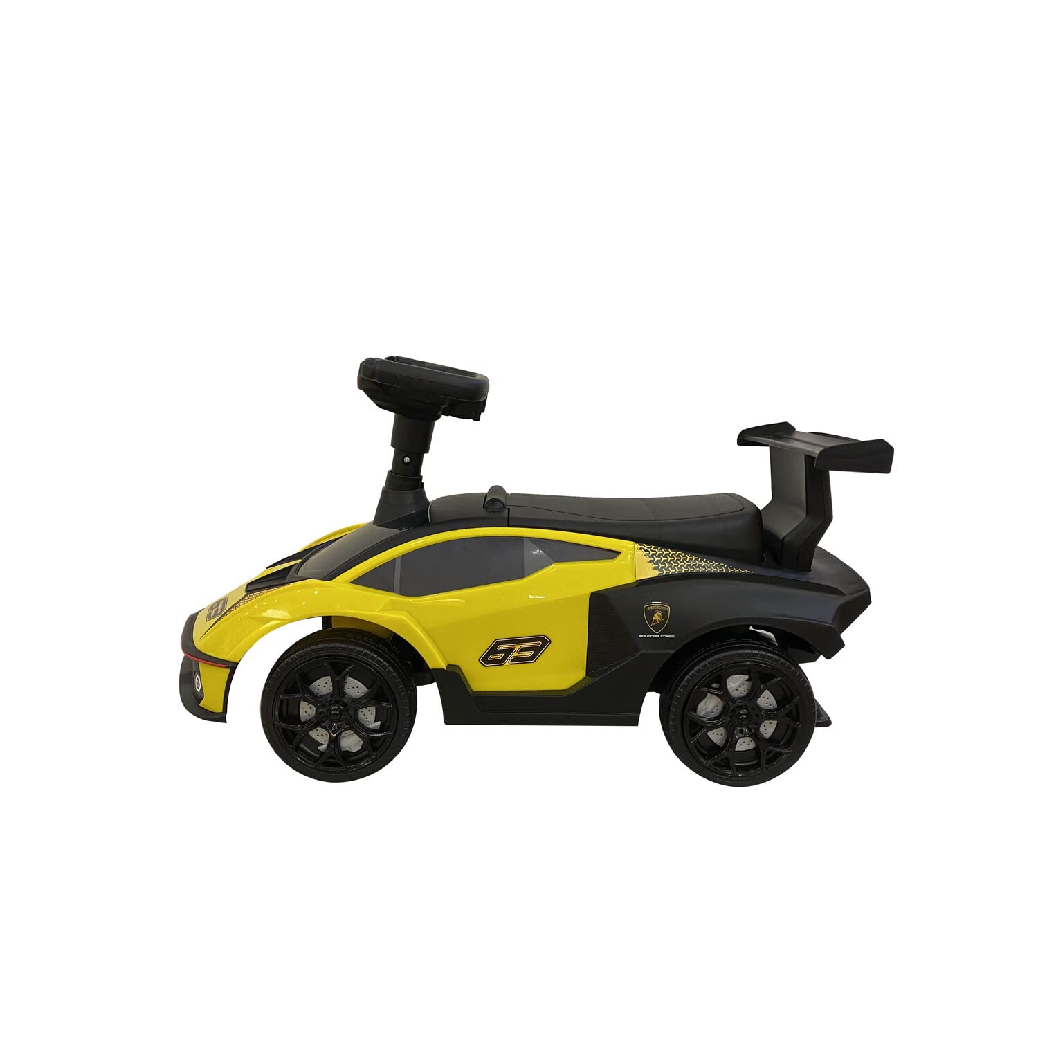 Best Ride On Cars Lamborghini Essenza SCV12 Push Car - Toy for Toddlers With Realistic Steering Wheel, Music, Horn, Comfy Seat, Backrest, Secret Storage