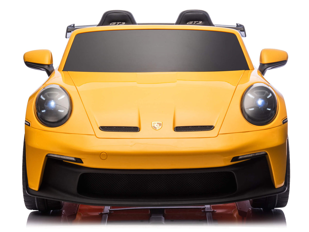 Porsche 911 GT3 Children's Ride On Car 12V Yellow