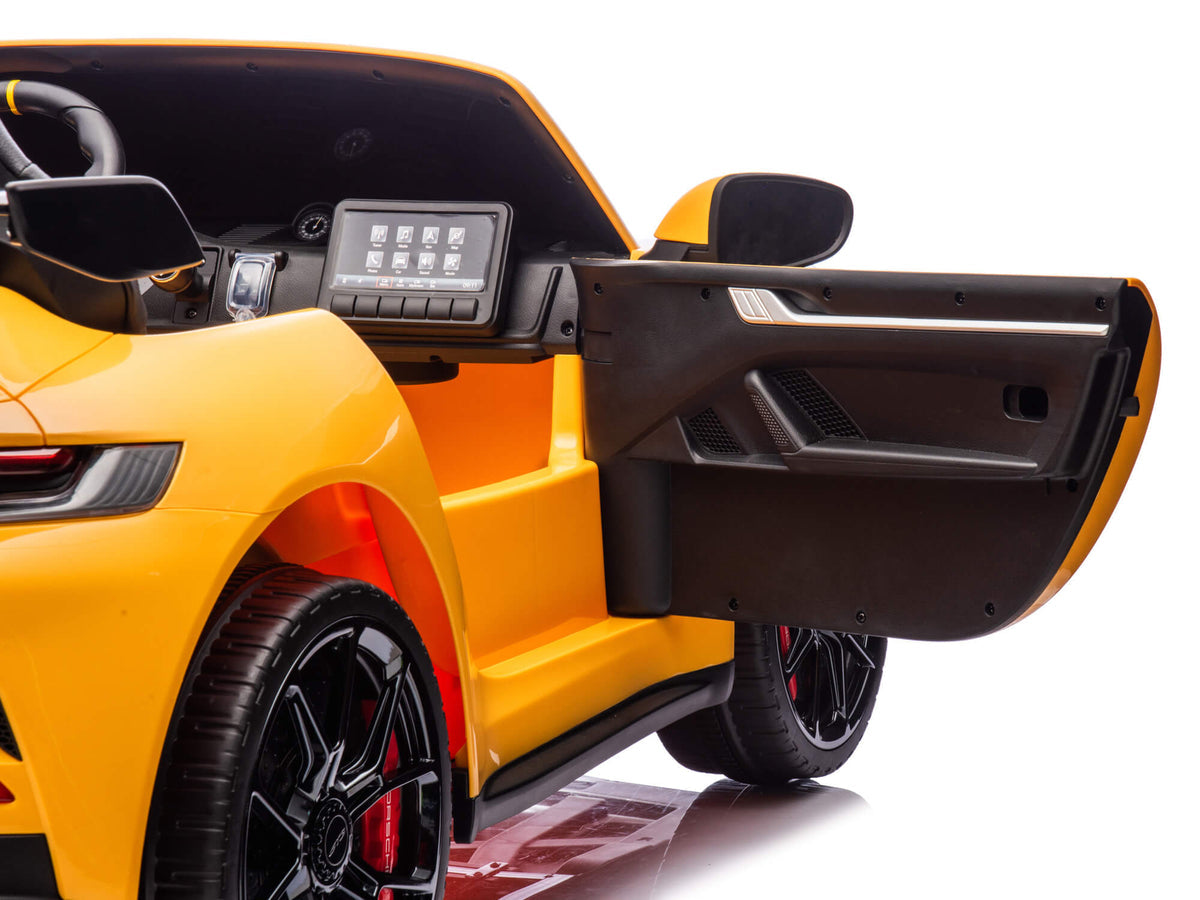 Porsche 911 GT3 Children's Ride On Car 12V Yellow