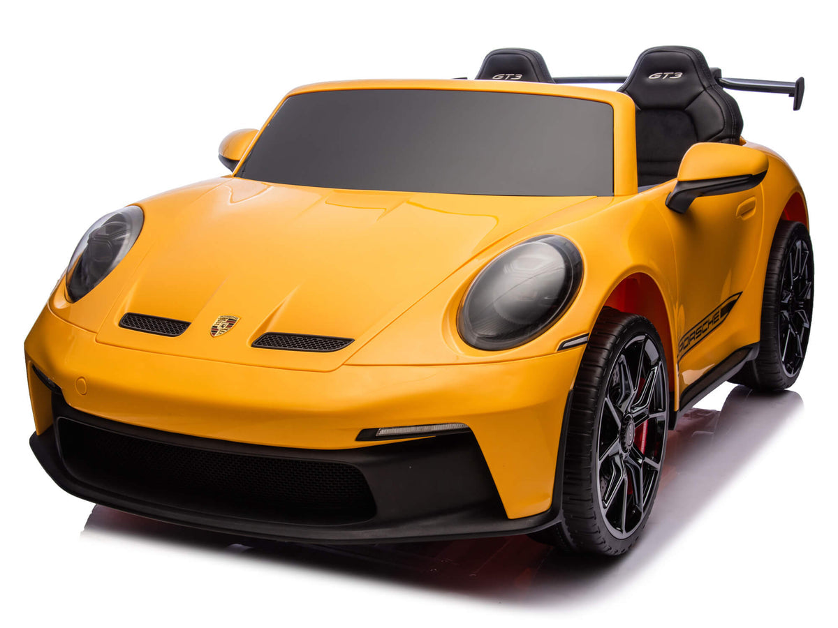 Porsche 911 GT3 Children's Ride On Car 12V Yellow