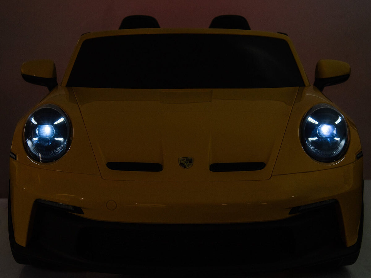 Porsche 911 GT3 Children's Ride On Car 12V Yellow