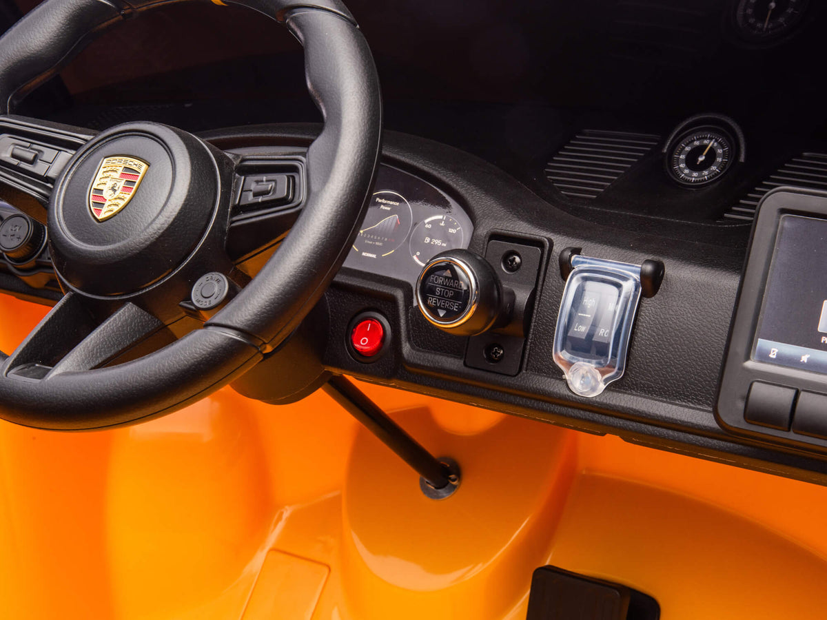 Porsche 911 GT3 Children's Ride On Car 12V Yellow